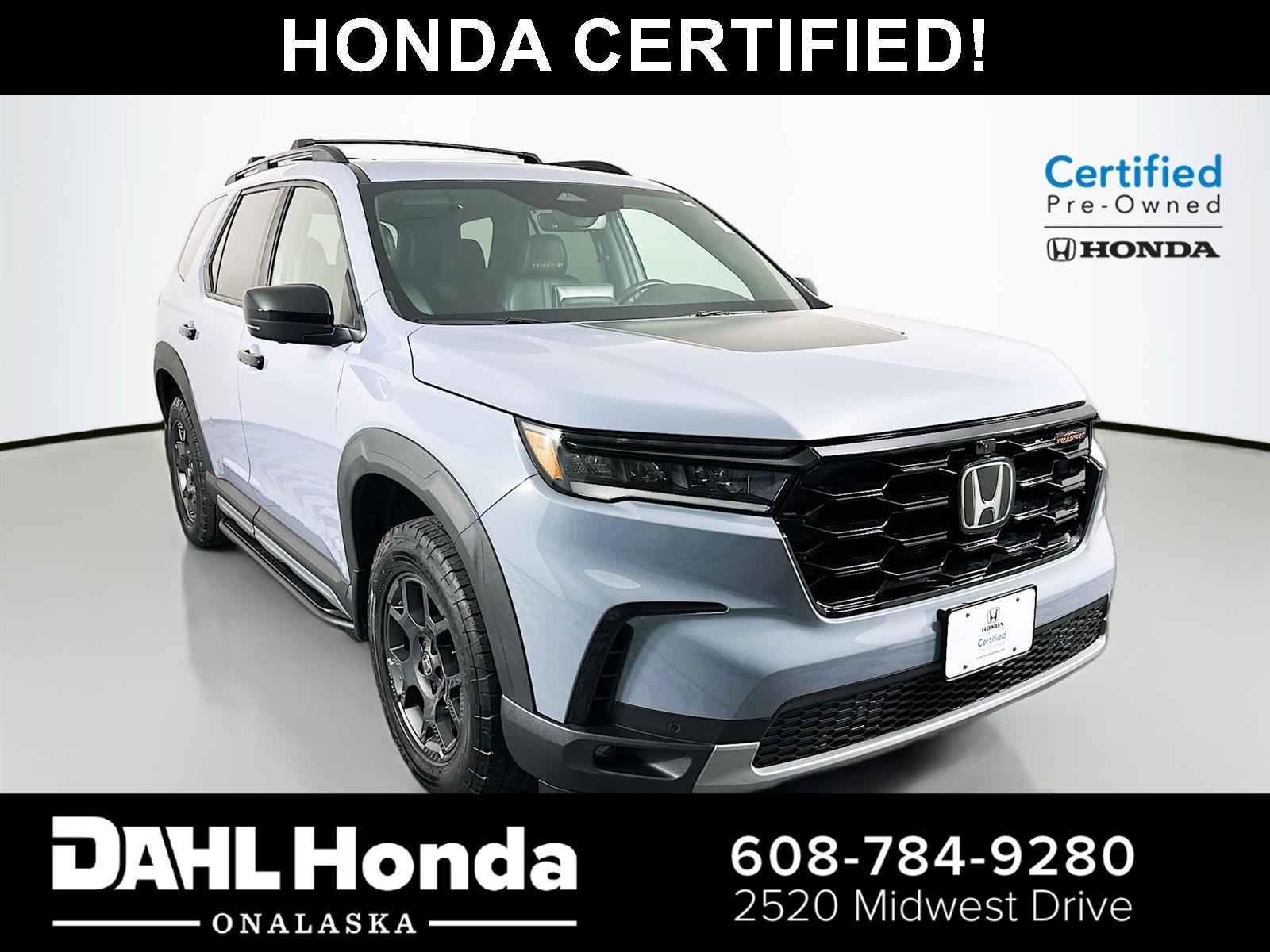 Sonic Gray Pearl 2023 Honda Pilot TrailSport AWD SUV / Crossover All-Wheel Drive Automatic