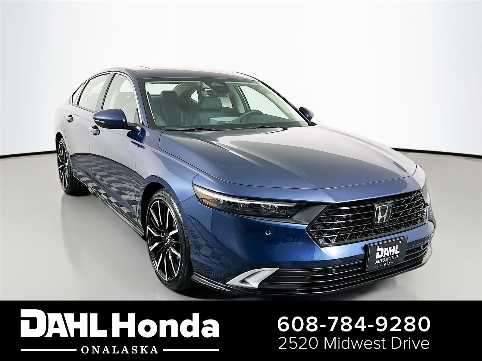 Canyon River Blue Metallic 2026 Honda Accord Hybrid Sedan Front-Wheel Drive 1-Speed Dual Clutch