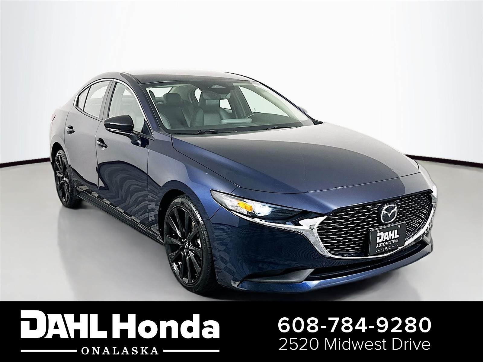 Deep Crystal Blue Mica 2024 Mazda MAZDA3 Sedan Front-Wheel Drive Automatic