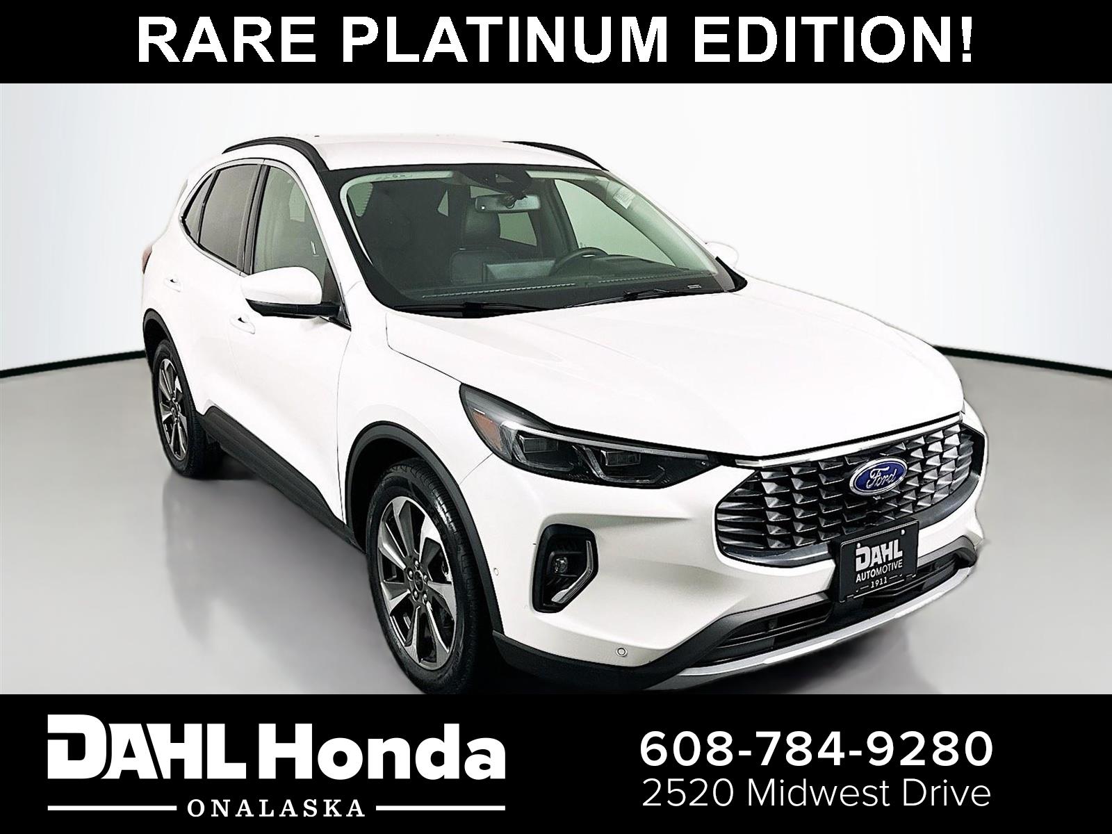 Star White Metallic Tri-Coat 2023 Ford Escape SUV / Crossover All-Wheel Drive 8-Speed Automatic