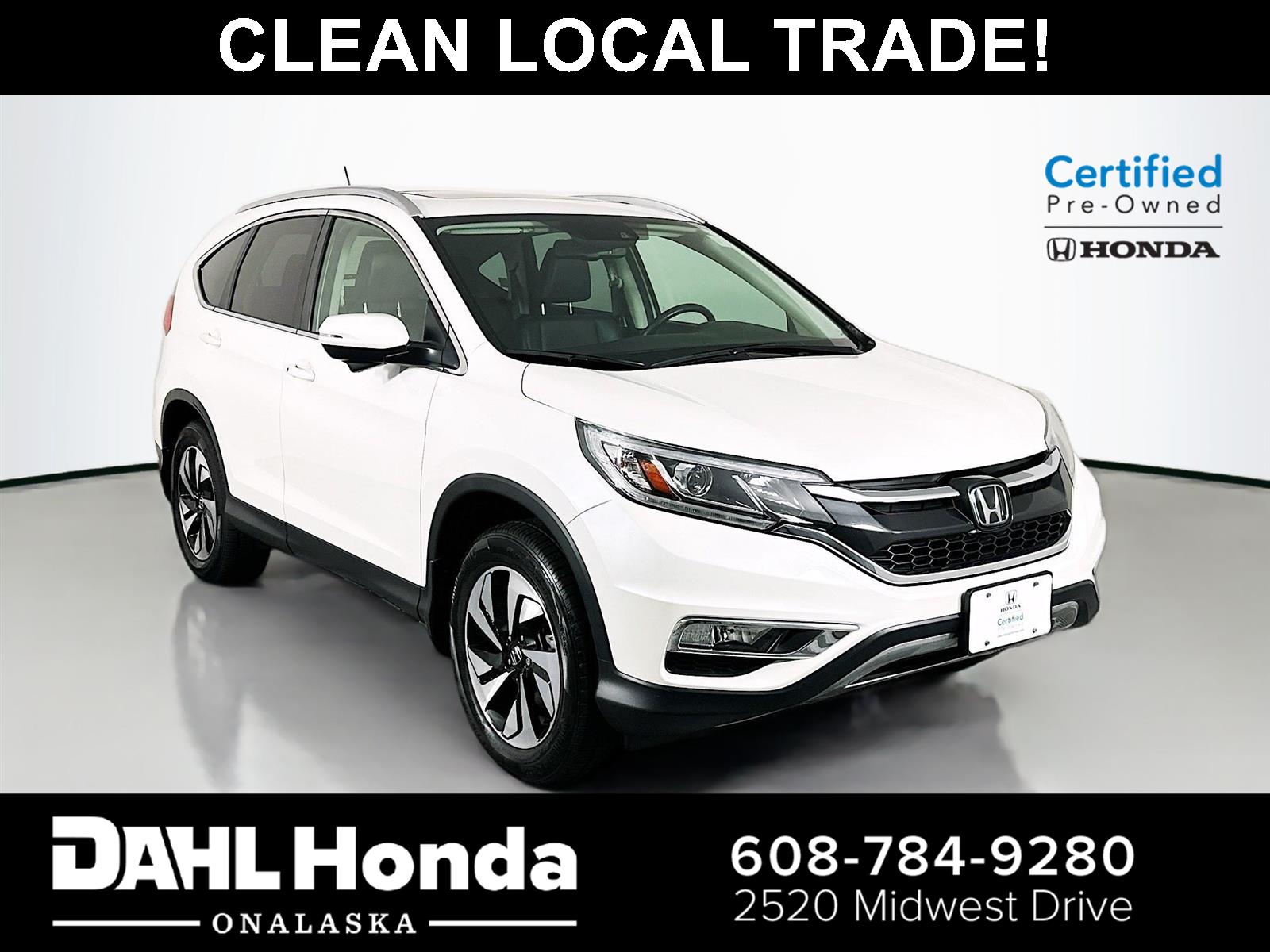 White Diamond Pearl 2016 Honda CR-V SUV / Crossover All-Wheel Drive Continuously Variable Transmission