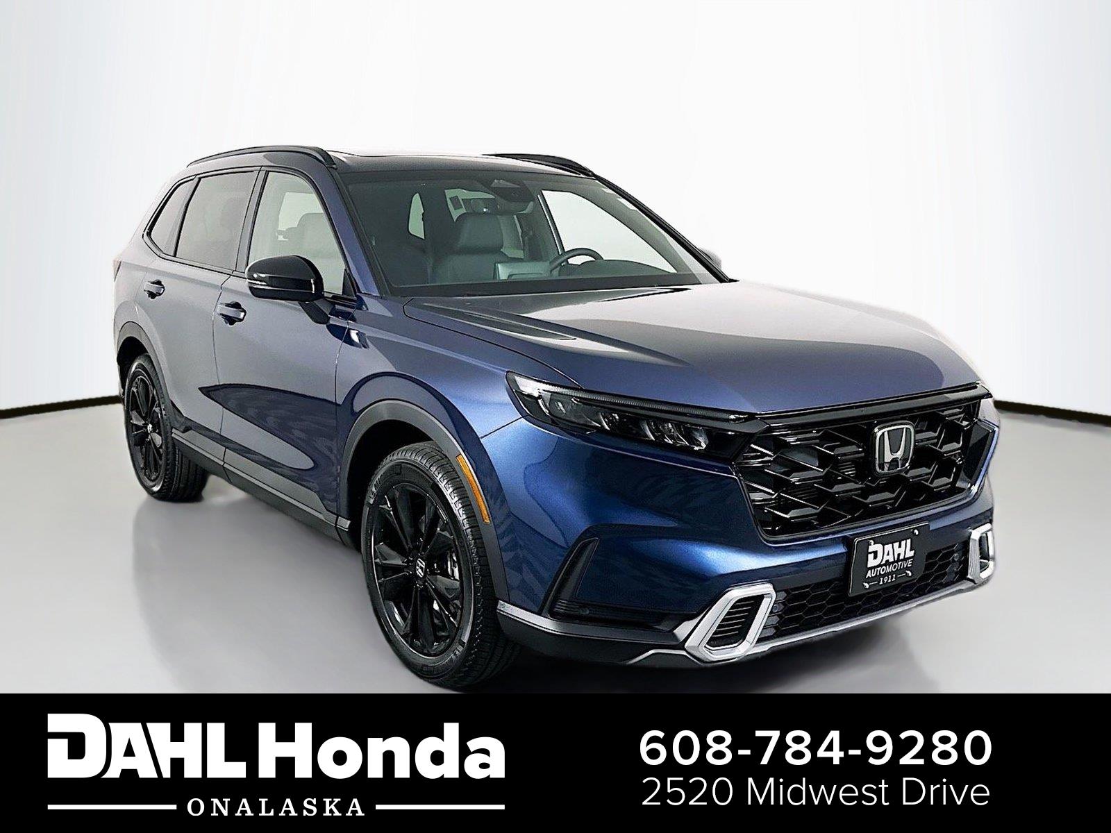 Canyon River Blue Metallic 2026 Honda CR-V Hybrid SUV / Crossover All-Wheel Drive 1-Speed Dual Clutch