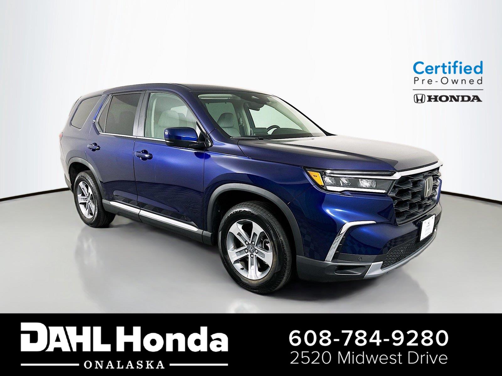 Black (Obsidian Blue Pearl) 2025 Honda Pilot SUV / Crossover All-Wheel Drive Automatic