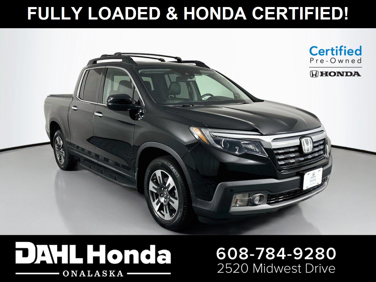  2019 Honda Ridgeline RTL-E AWD   