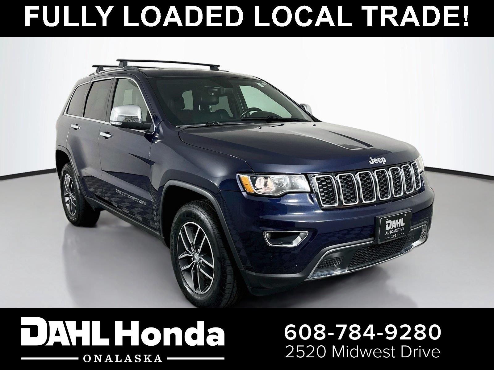 True Blue Pearlcoat 2018 Jeep Grand Cherokee SUV / Crossover Four-Wheel Drive 8-Speed Automatic