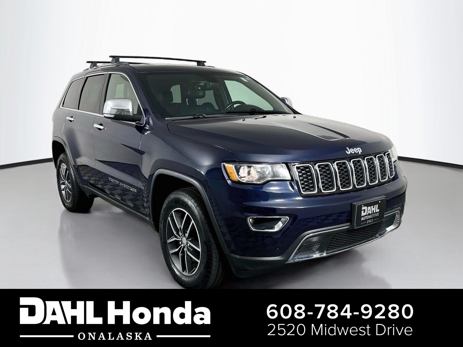 True Blue Pearlcoat 2018 Jeep Grand Cherokee SUV / Crossover Four-Wheel Drive 8-Speed Automatic