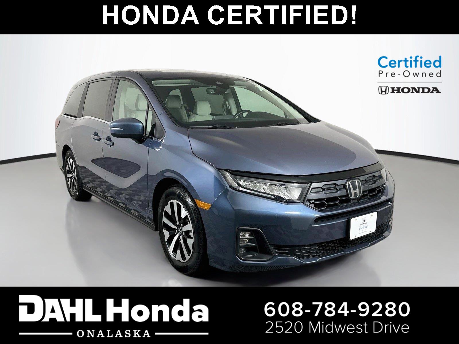 Smoke Blue Pearl 2025 Honda Odyssey Minivan Front-Wheel Drive Automatic