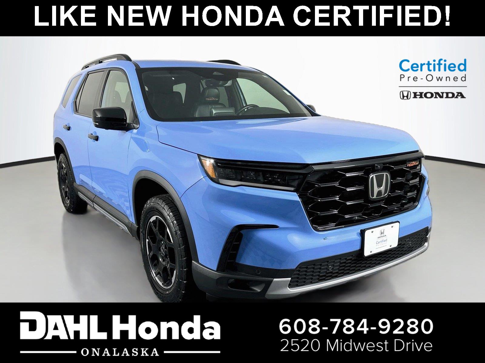 Diffused Sky Blue Pearl 2025 Honda Pilot SUV / Crossover All-Wheel Drive Automatic