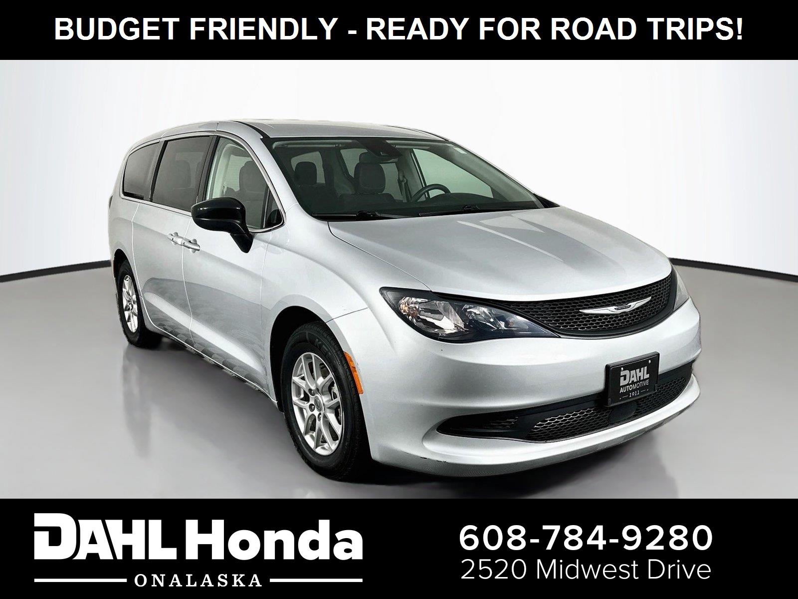 Silver Mist Clearcoat 2024 Chrysler Voyager Minivan Front-Wheel Drive 9-Speed Automatic