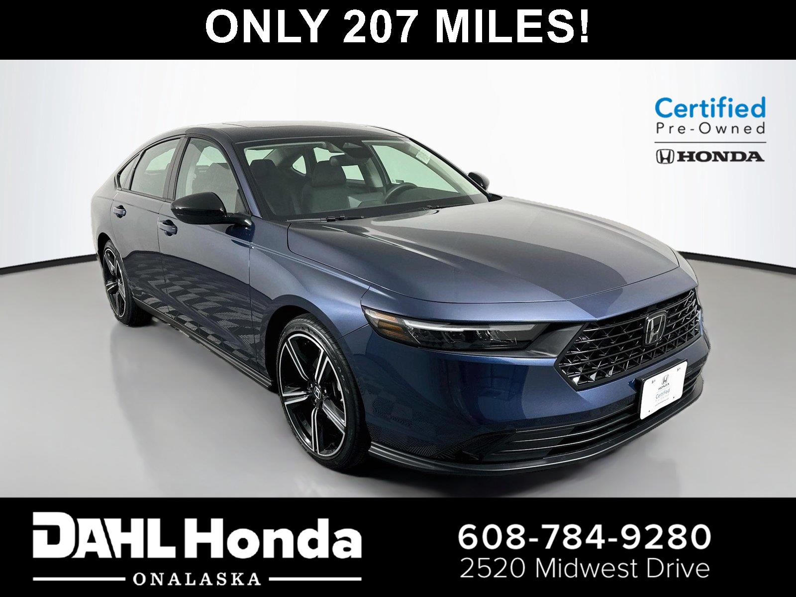 Canyon River Blue Metallic 2026 Honda Accord Sedan Front-Wheel Drive Continuously Variable Transmission