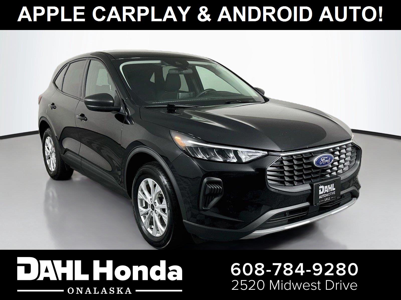 Agate Black 2025 Ford Escape SUV / Crossover All-Wheel Drive 8-Speed Automatic