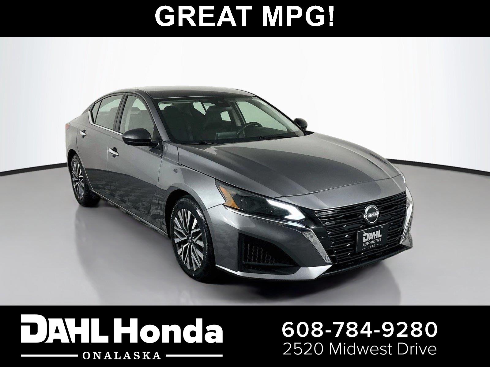 Gray (Gun Metallic) 2024 Nissan Altima Sedan Front-Wheel Drive Continuously Variable Transmission