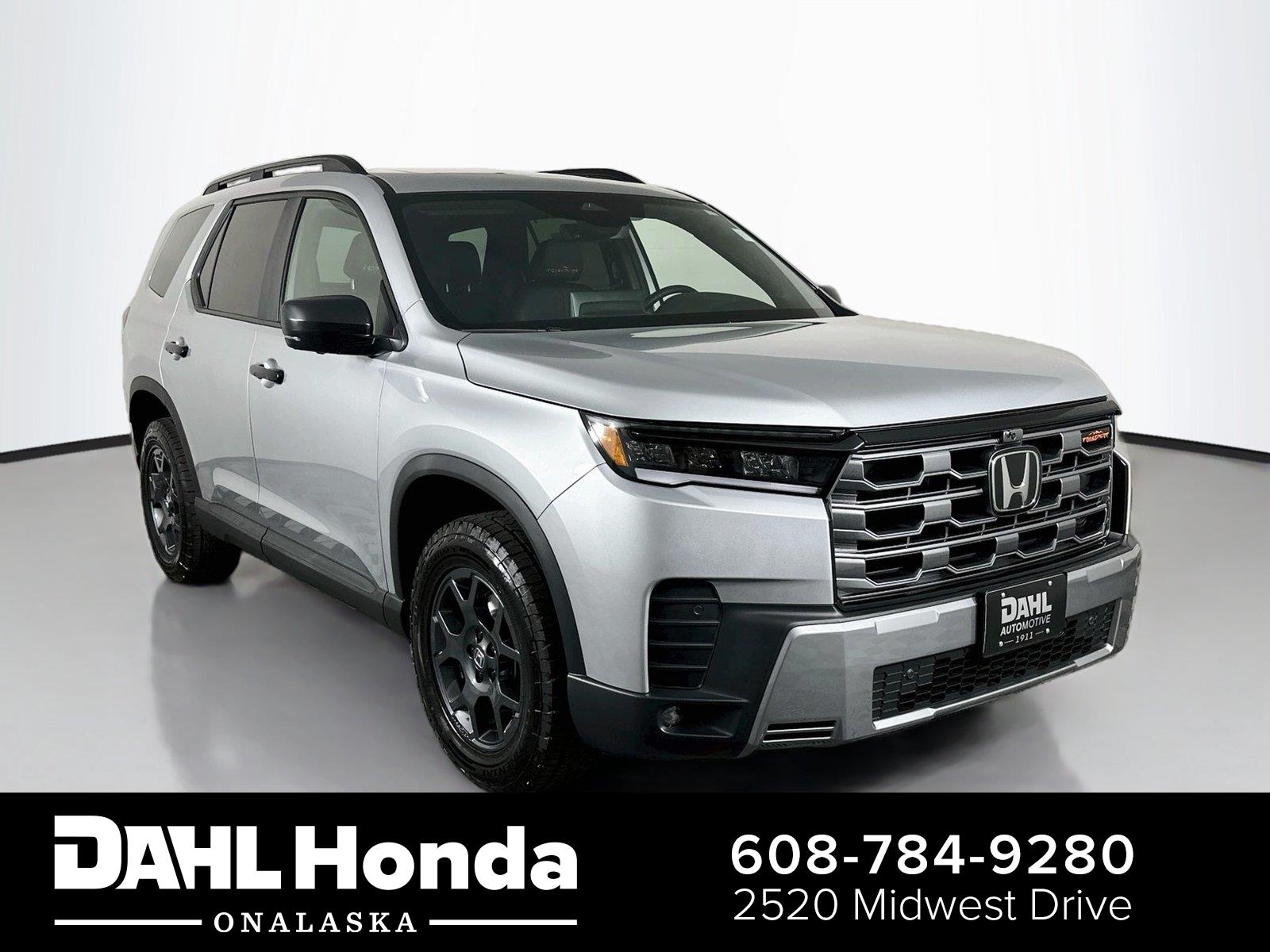 Solar Silver Metallic 2026 Honda Pilot SUV / Crossover All-Wheel Drive Automatic