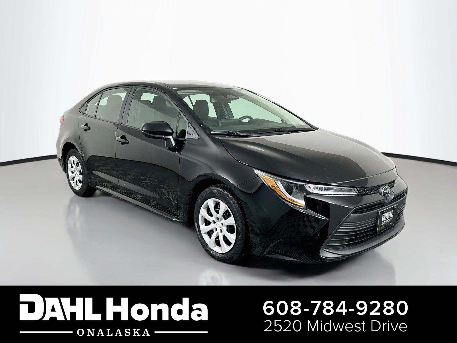 Midnight Black Metallic 2024 Toyota Corolla Sedan Front-Wheel Drive Continuously Variable Transmission