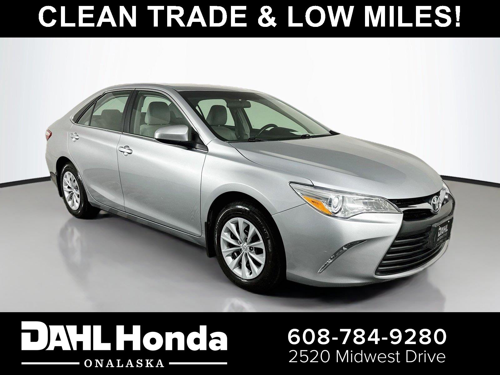 Celestial Silver Metallic 2015 Toyota Camry Sedan Front-Wheel Drive Automatic
