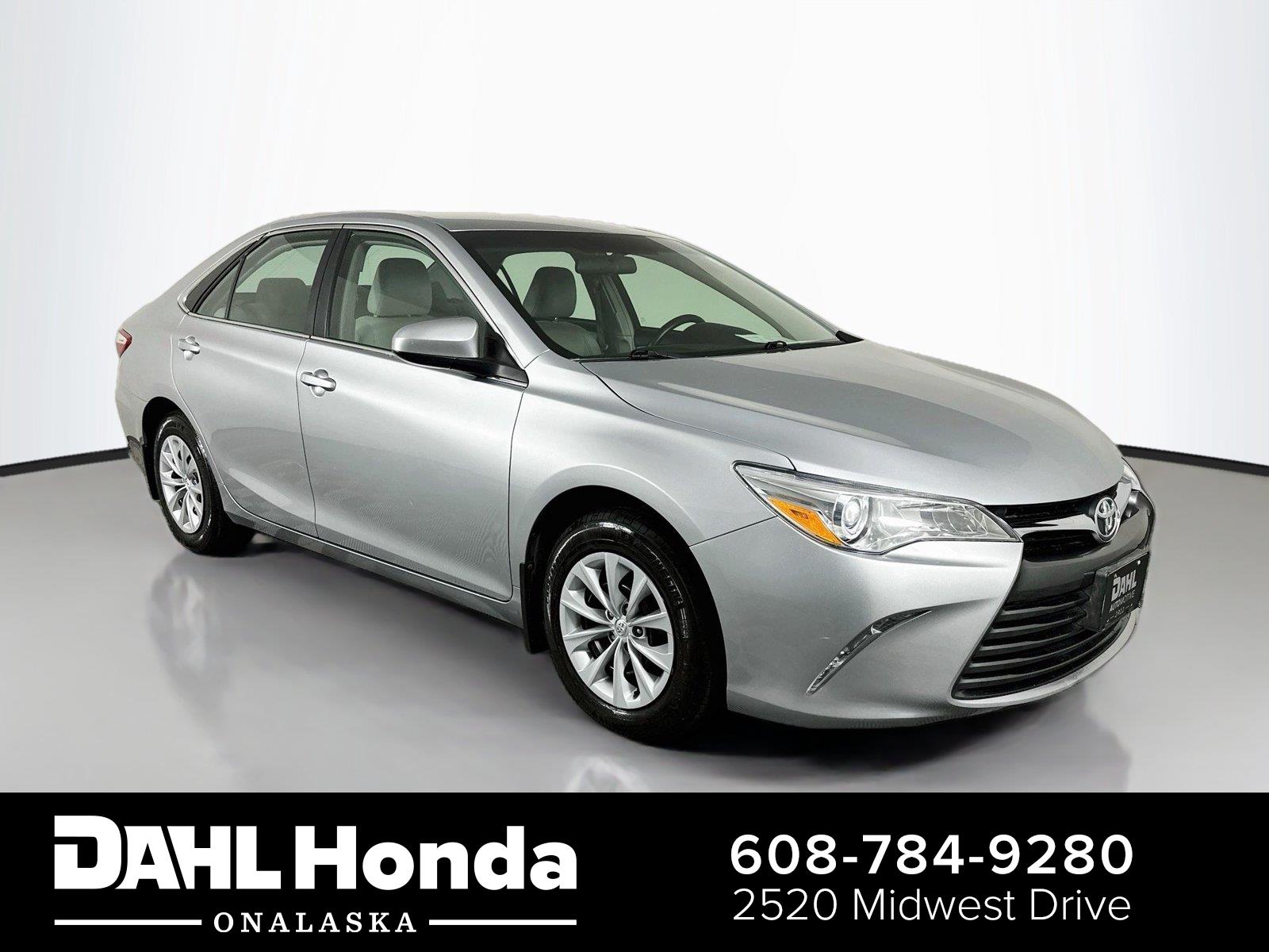 Celestial Silver Metallic 2015 Toyota Camry Sedan Front-Wheel Drive Automatic