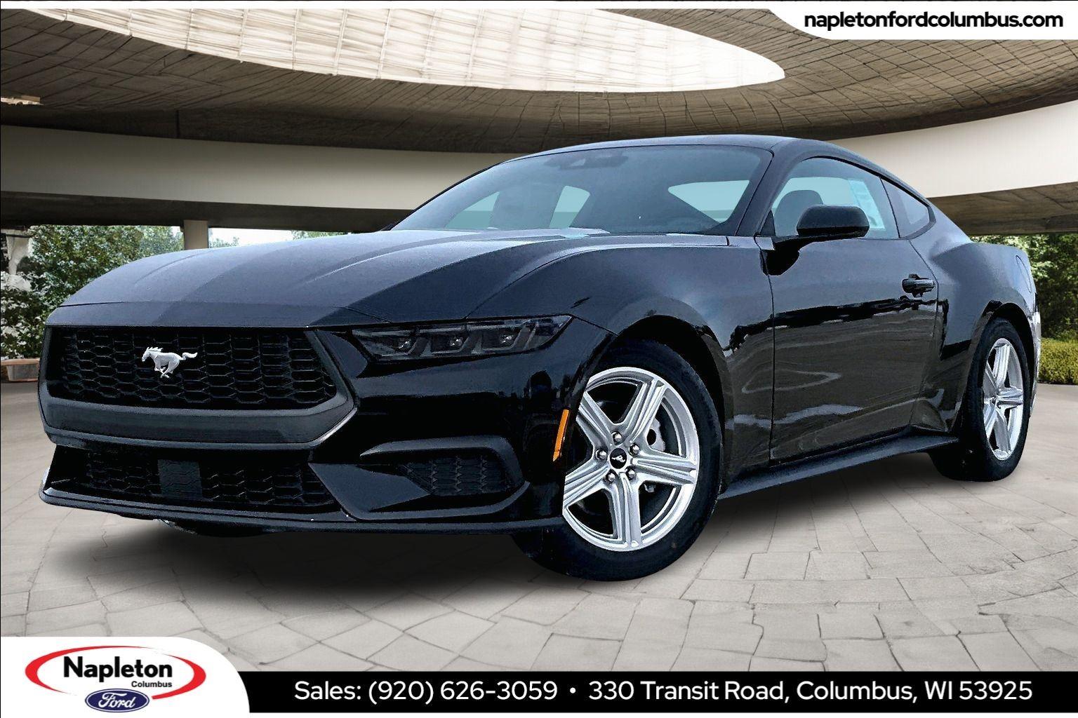 Shadow Black 2026 Ford Mustang EcoBoost Fastback RWD Coupe Rear-Wheel Drive Automatic