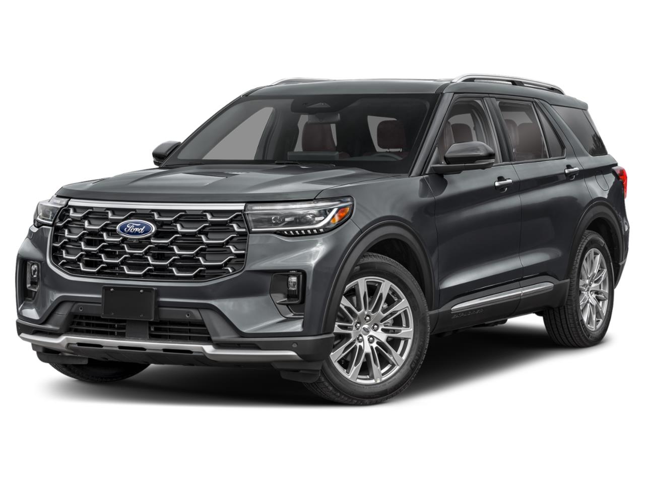 Carbonized Gray Metallic 2026 Ford Explorer Platinum AWD SUV / Crossover All-Wheel Drive Automatic