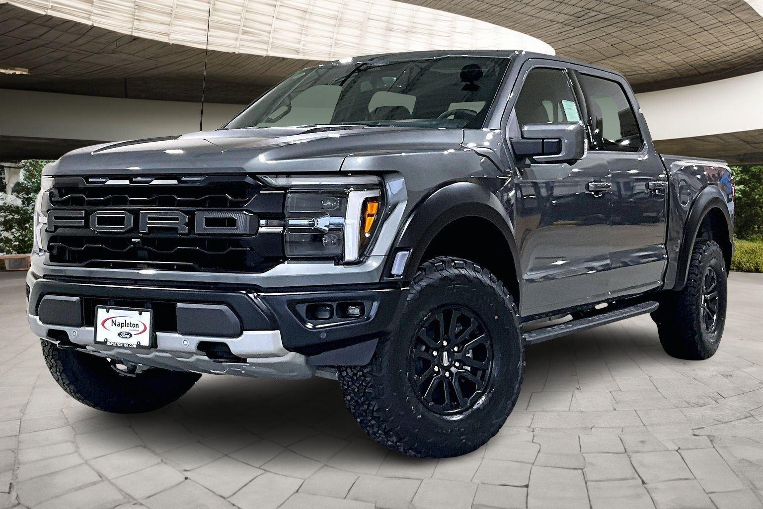 Carbonized Gray 2026 Ford F-150 Raptor SuperCrew 4WD Pickup Truck Four-Wheel Drive Automatic