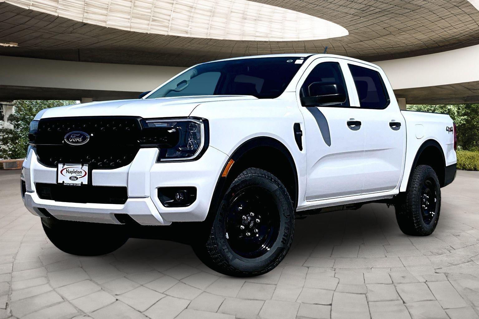 Oxford White 2026 Ford Ranger XL SuperCrew 4WD Pickup Truck Four-Wheel Drive Automatic