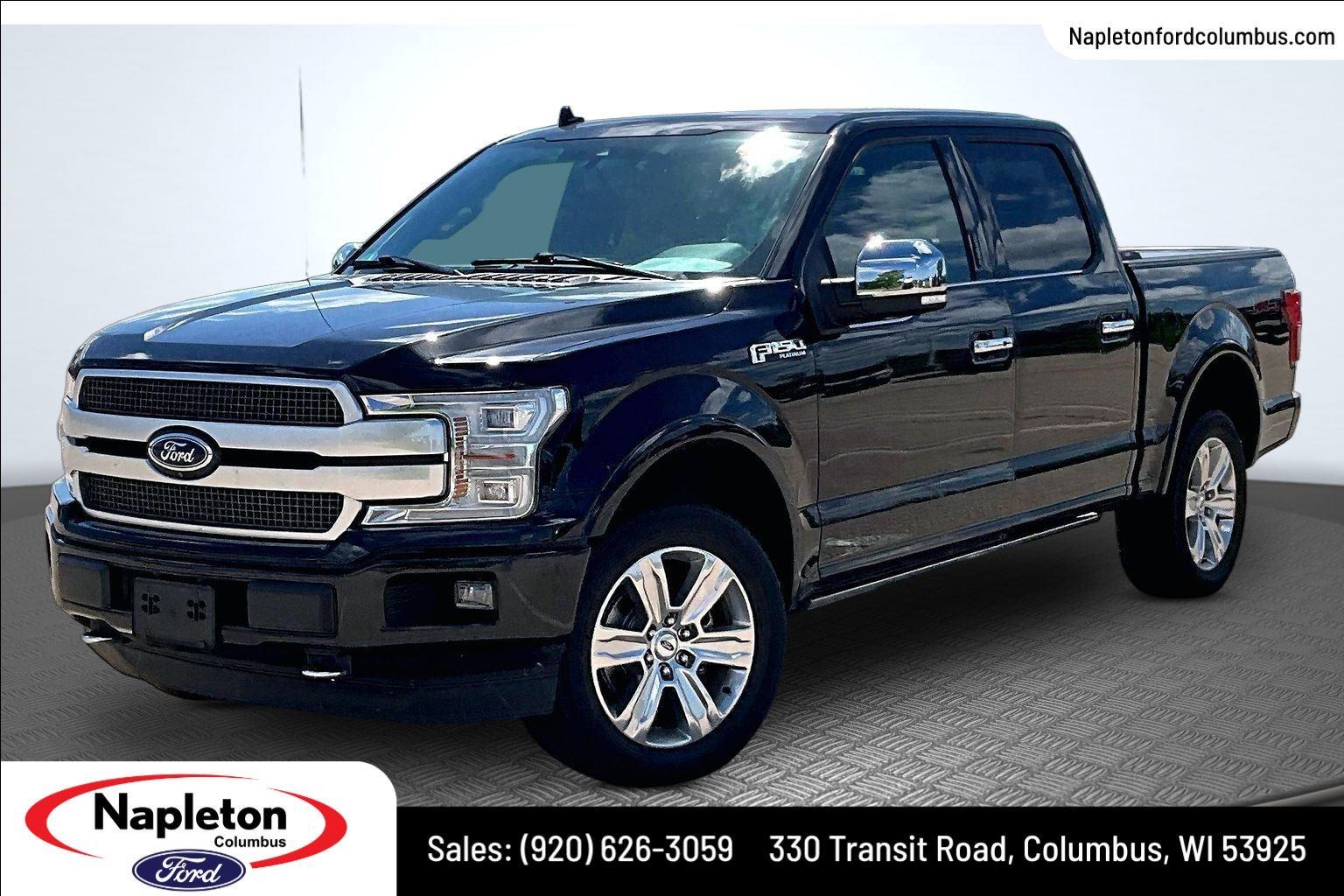 Agate Black 2019 Ford F-150 Pickup Truck Four-Wheel Drive Automatic