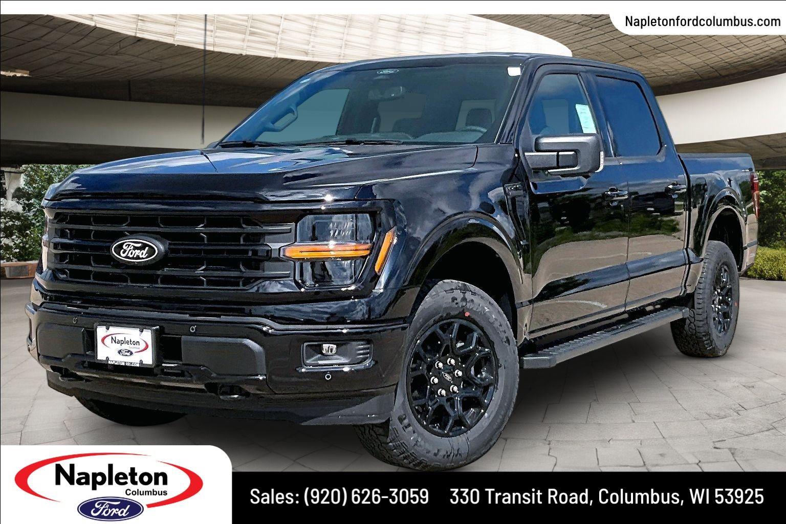 Agate Black Metallic 2026 Ford F-150 Pickup Truck Four-Wheel Drive Automatic