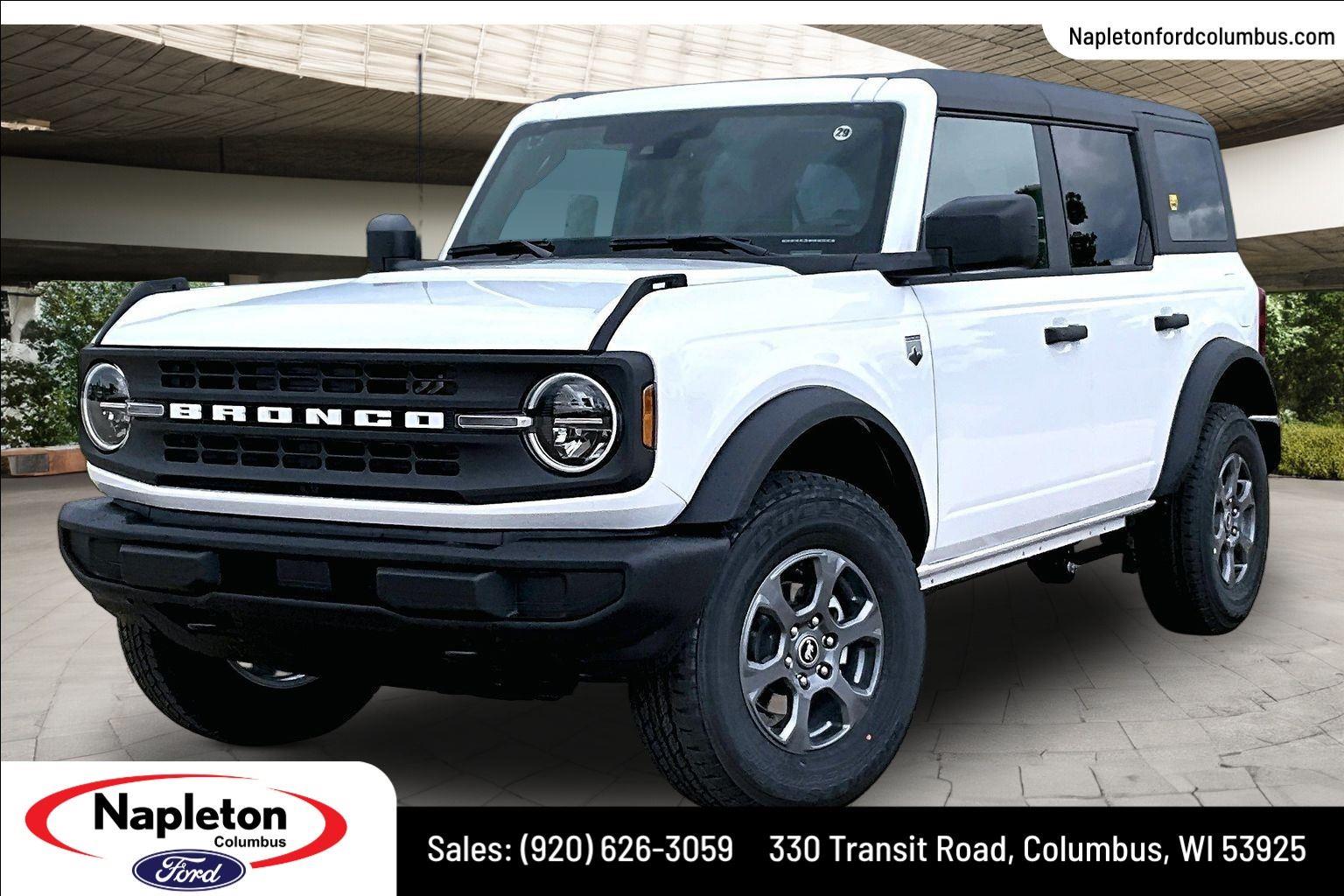 Oxford White 2026 Ford Bronco SUV / Crossover Four-Wheel Drive 7-Speed Manual