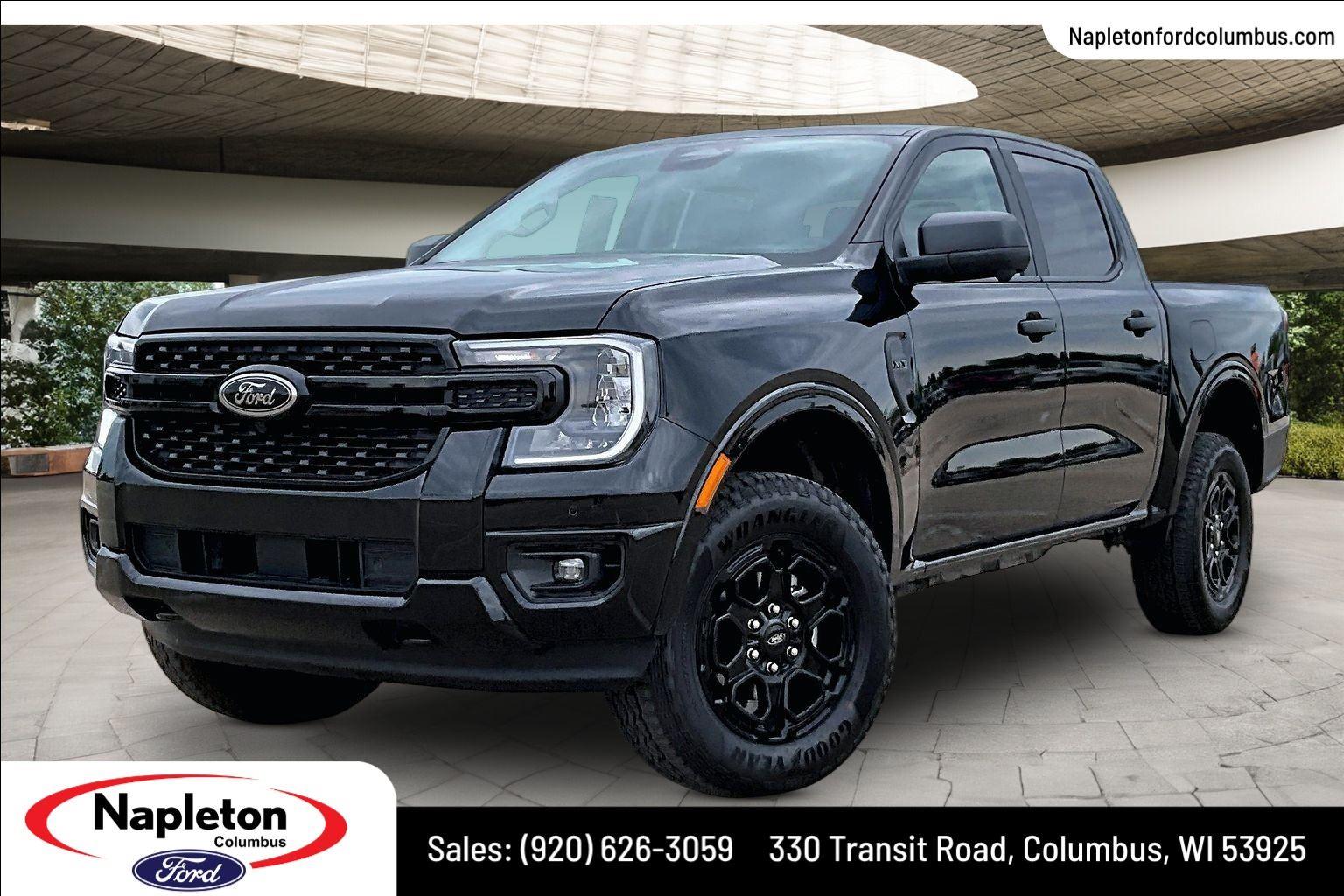 Shadow Black 2026 Ford Ranger Pickup Truck Four-Wheel Drive Automatic