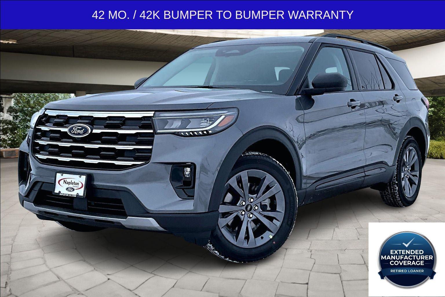 Carbonized Gray Metallic 2026 Ford Explorer SUV / Crossover All-Wheel Drive Automatic