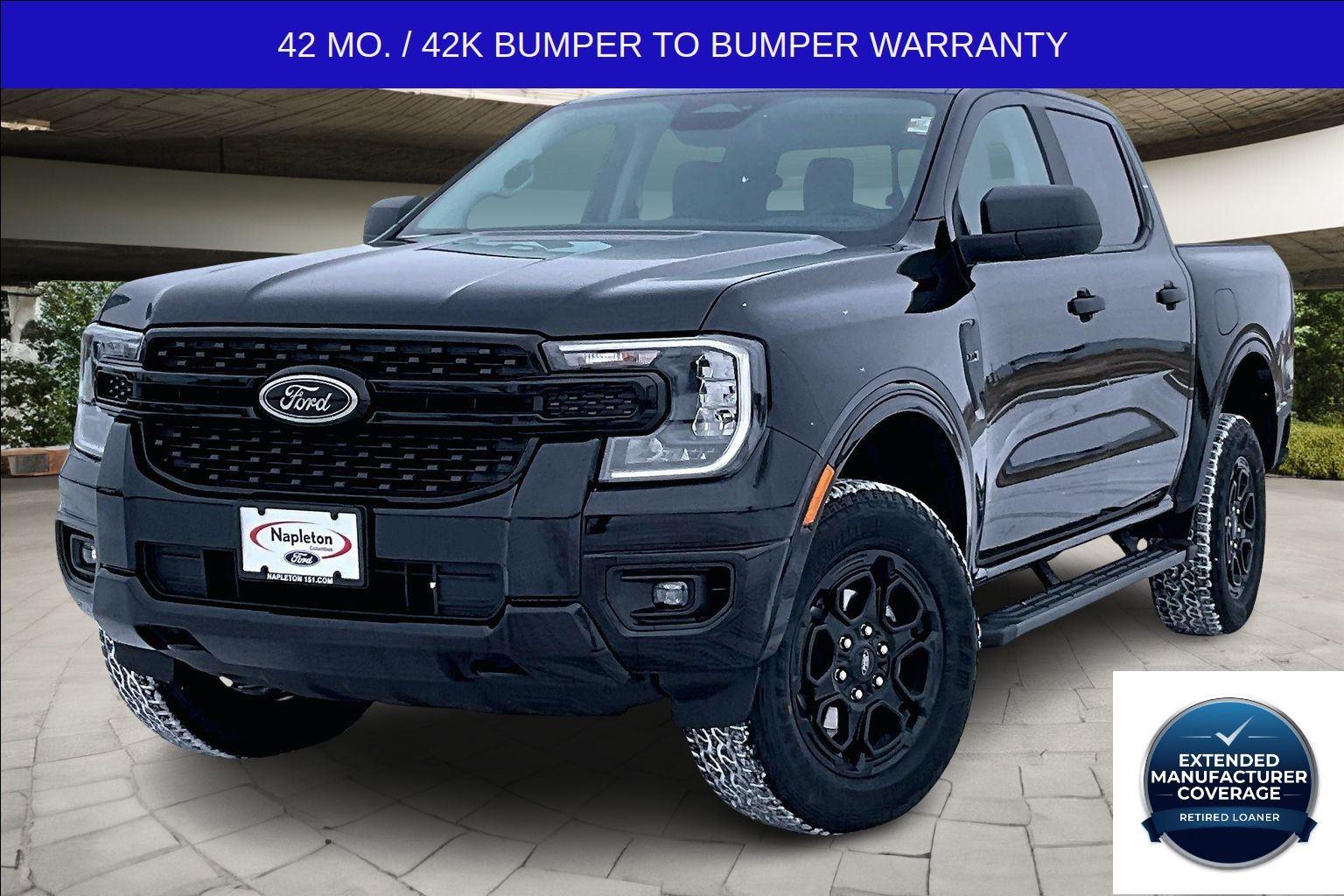 Shadow Black 2026 Ford Ranger Pickup Truck Four-Wheel Drive Automatic