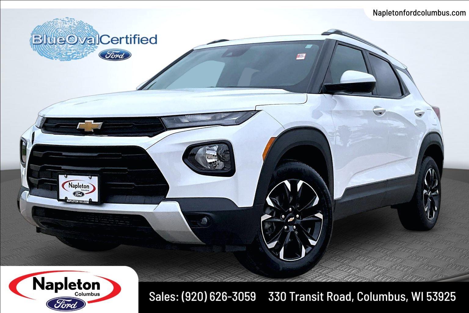 Summit White 2023 Chevrolet Trailblazer SUV / Crossover Four-Wheel Drive 9-Speed Automatic