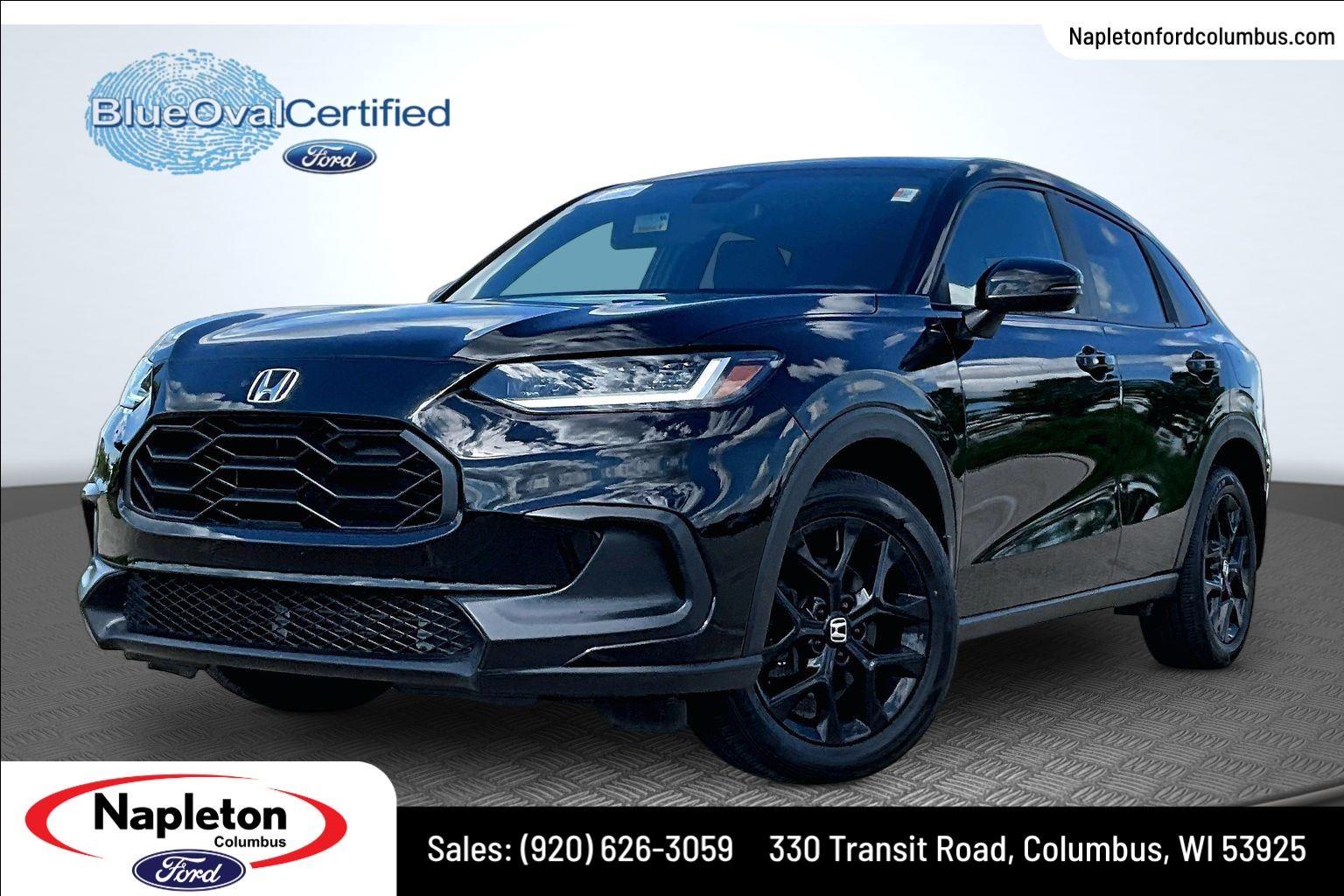 Crystal Black Pearl 2024 Honda HR-V SUV / Crossover All-Wheel Drive Continuously Variable Transmission