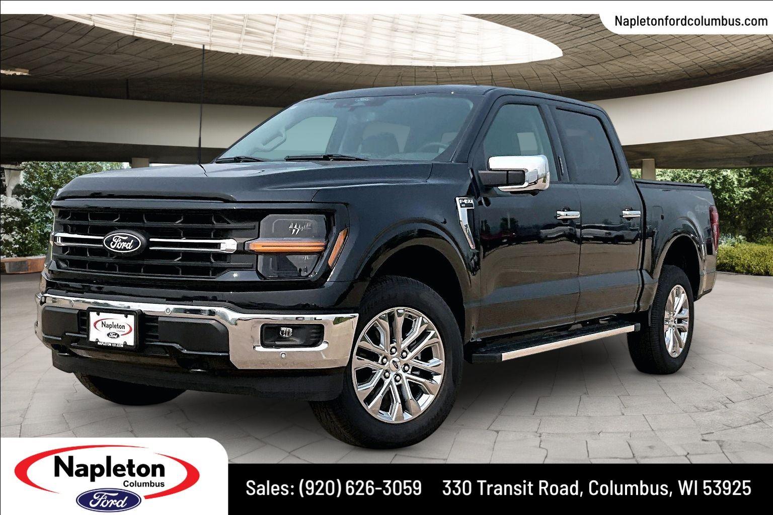 Agate Black Metallic 2026 Ford F-150 Pickup Truck Four-Wheel Drive Automatic