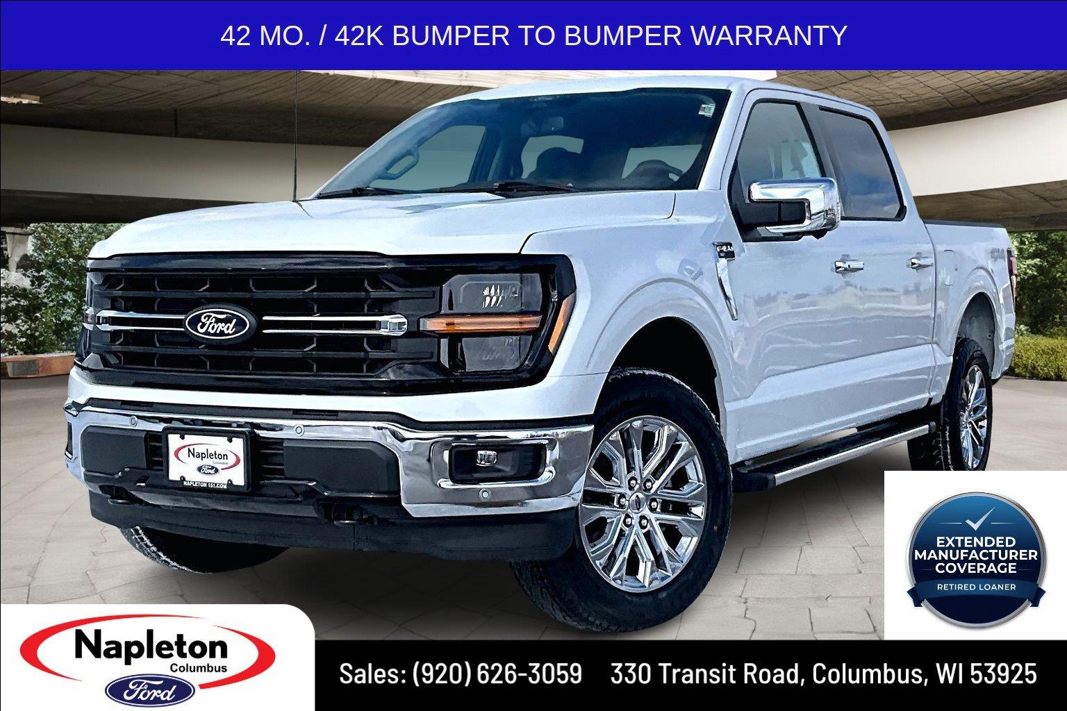 Oxford White 2026 Ford F-150 Pickup Truck Four-Wheel Drive Automatic