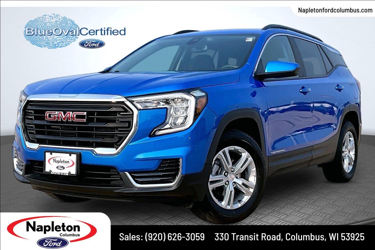 Riptide Metallic 2024 GMC Terrain SUV / Crossover All-Wheel Drive 9-Speed Automatic Overdrive