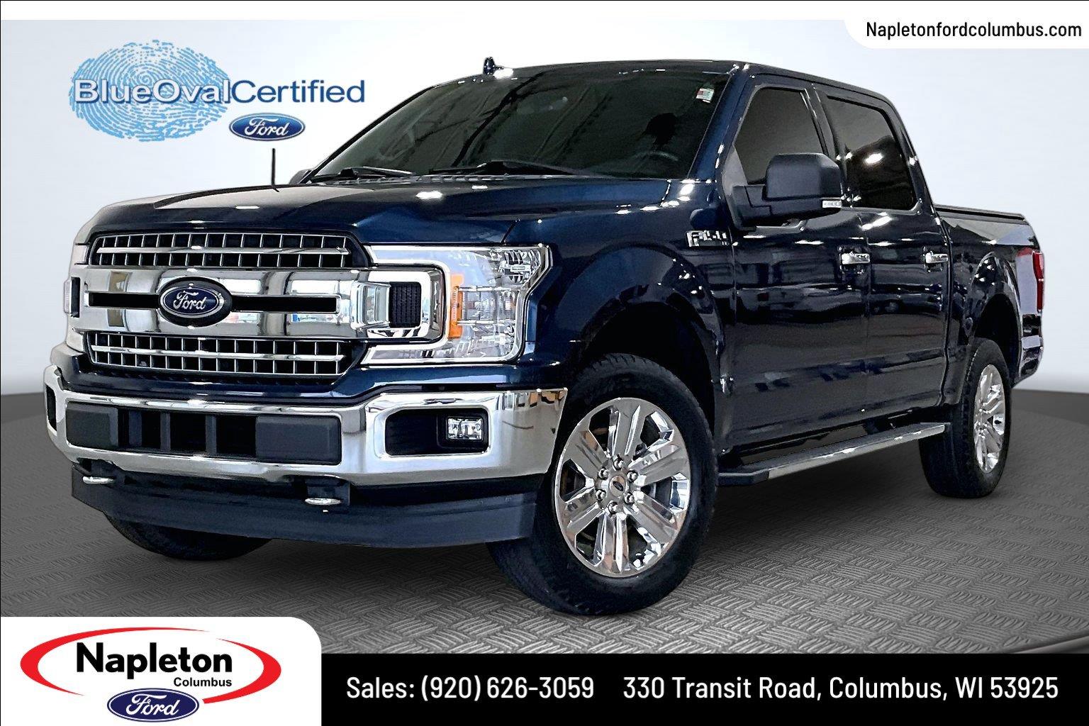 Blue Jeans 2018 Ford F-150 Pickup Truck Four-Wheel Drive Automatic