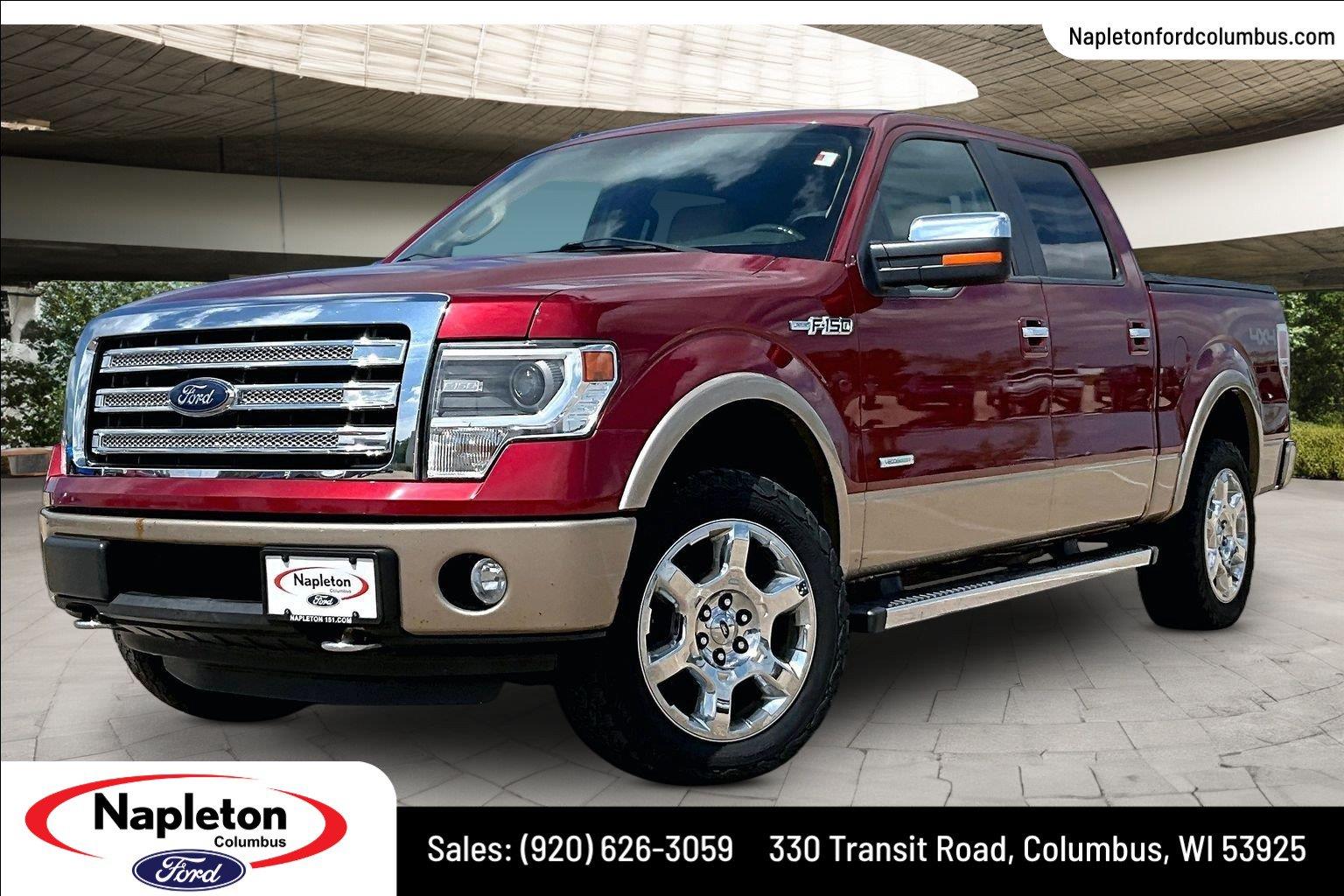Ruby Red Metallic Tinted Clearcoat 2013 Ford F-150 Pickup Truck Four-Wheel Drive 6-Speed Automatic