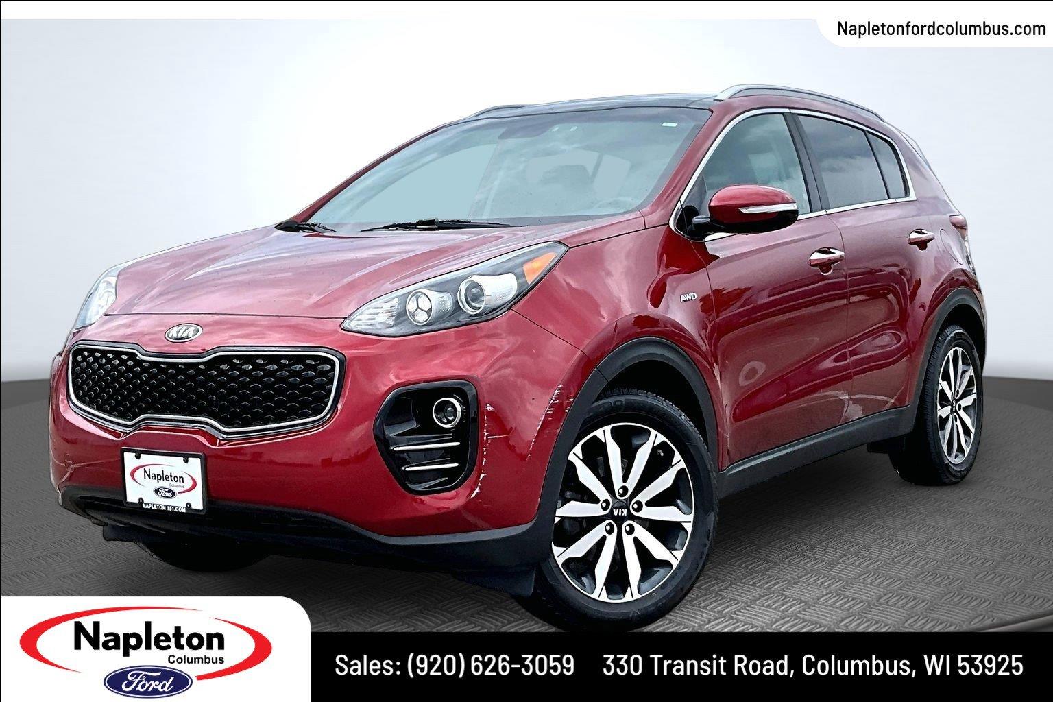 Hyper Red 2017 Kia Sportage SUV / Crossover All-Wheel Drive 6-Speed Automatic