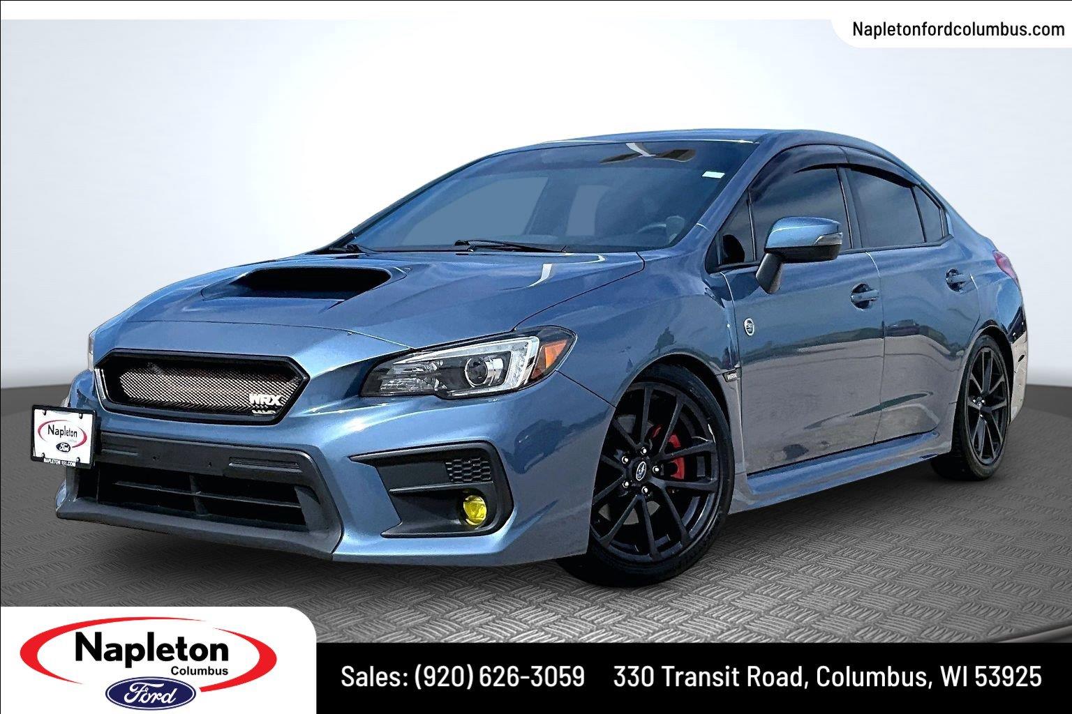 Heritage Blue 2018 Subaru WRX Sedan All-Wheel Drive Manual