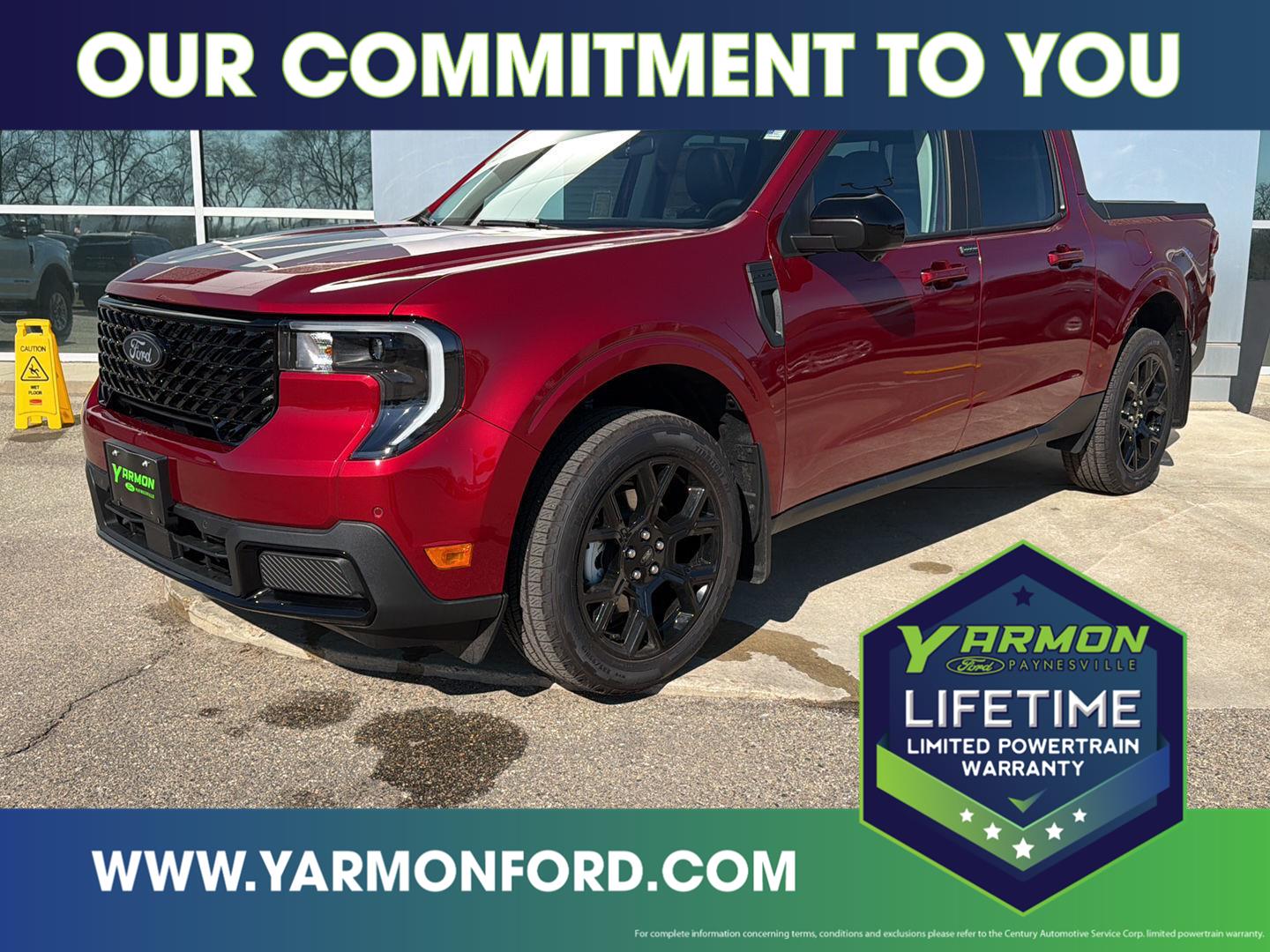 Ruby Red Metallic Tinted Clearcoat 2026 Ford Maverick Pickup Truck All-Wheel Drive Automatic