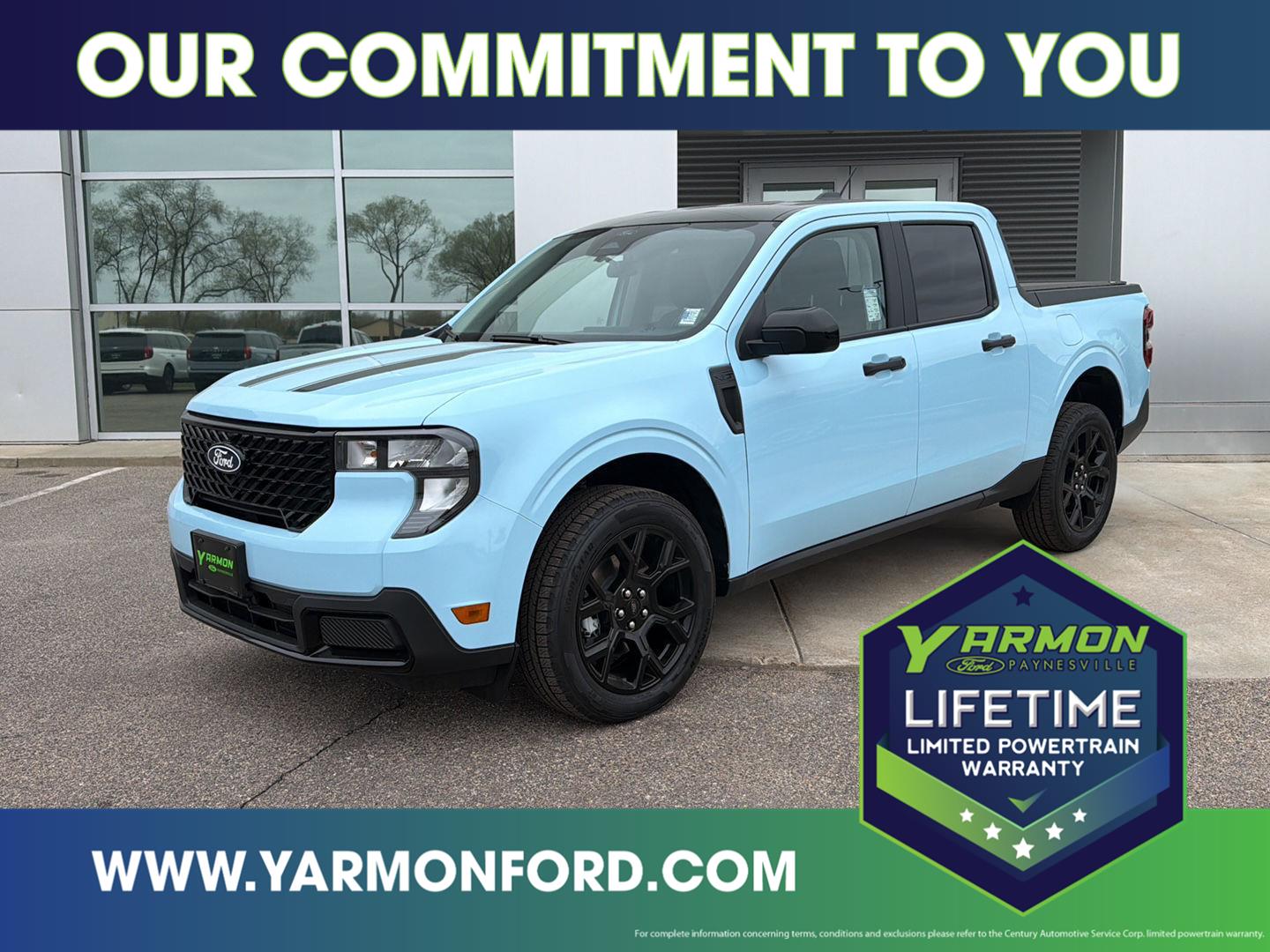 Light Blue 2026 Ford Maverick Pickup Truck All-Wheel Drive Automatic