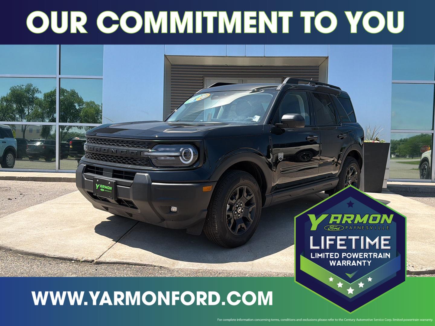Shadow Black 2025 Ford Bronco Sport SUV / Crossover All-Wheel Drive 8-Speed Automatic