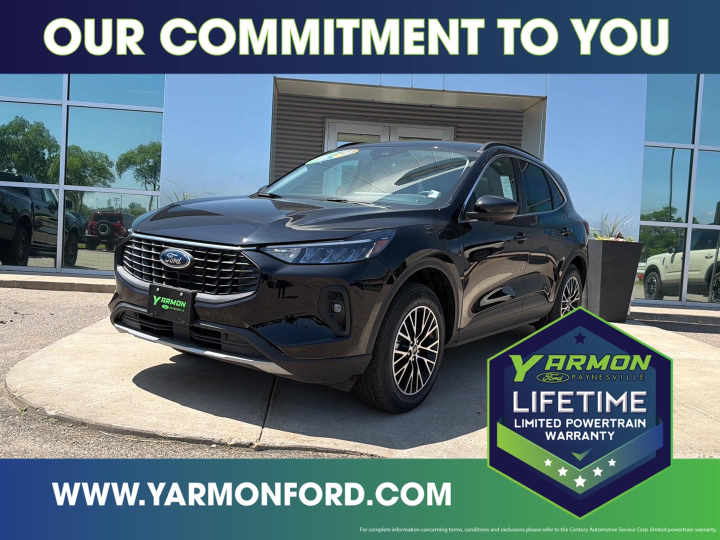 Agate Black Metallic 2026 Ford Escape Hybrid Plug-in SUV / Crossover Front-Wheel Drive Continuously Variable Transmission