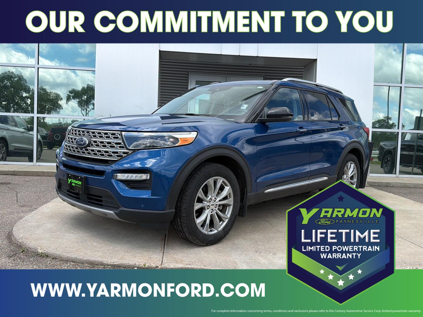 Atlas Blue Metallic 2020 Ford Explorer SUV / Crossover All-Wheel Drive Automatic