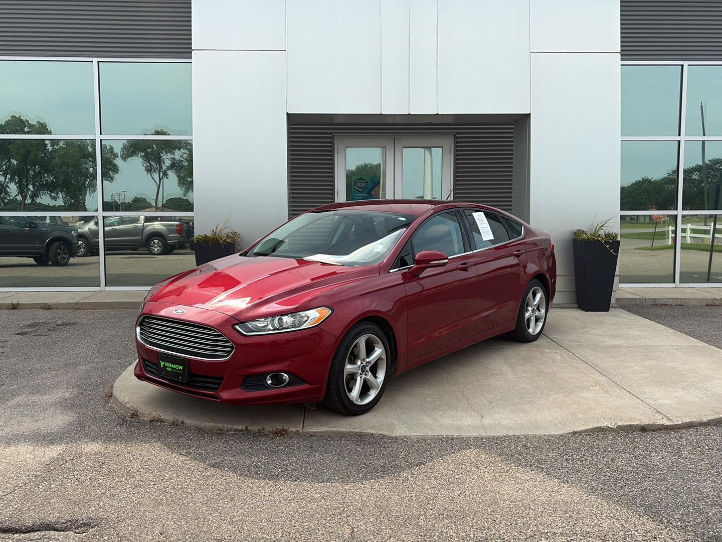 Ruby Red Tinted Clearcoat 2015 Ford Fusion Sedan Front-Wheel Drive 6-Speed Automatic