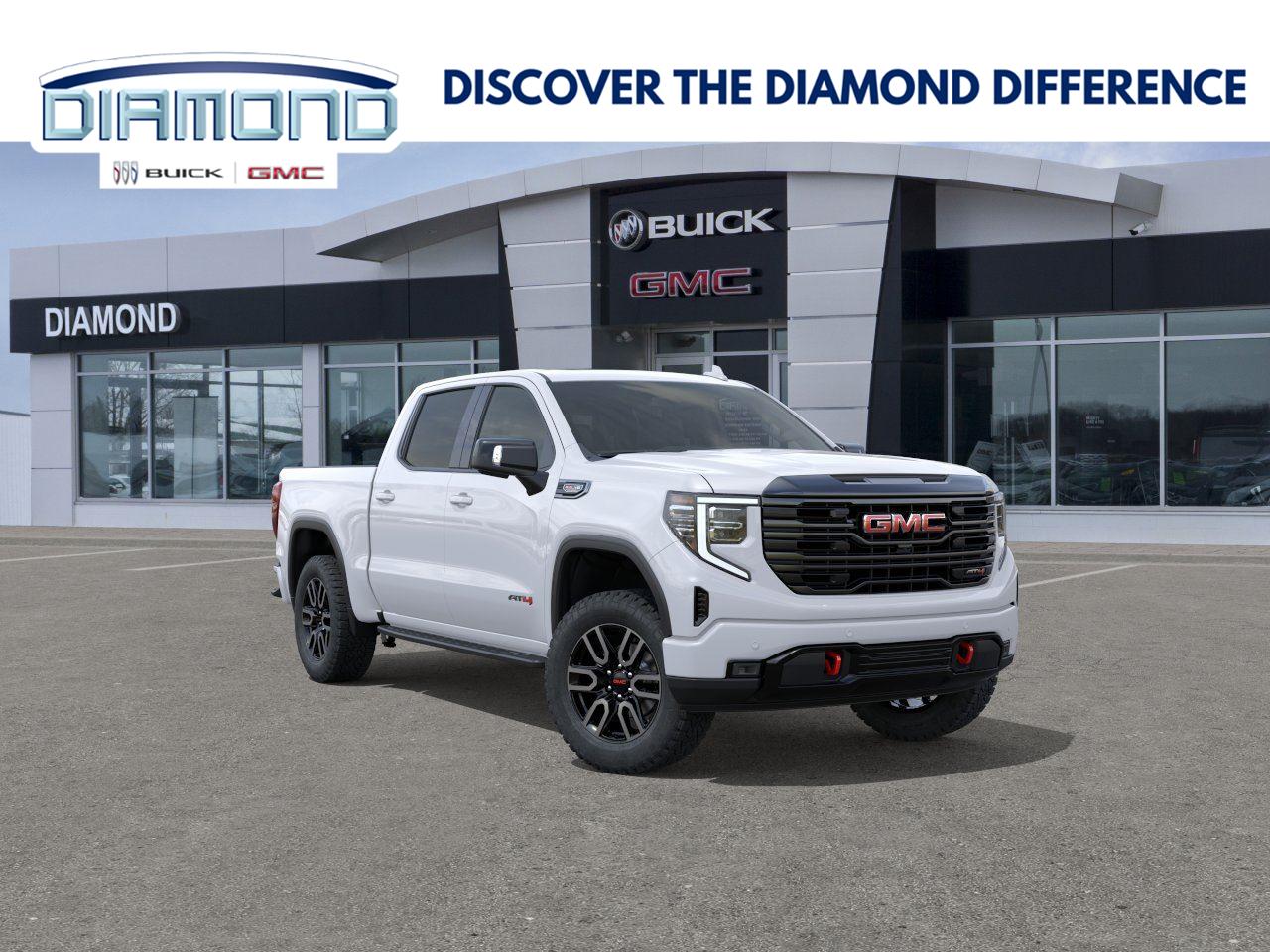 Summit White 2026 GMC Sierra 1500 Pickup Truck Four-Wheel Drive Automatic