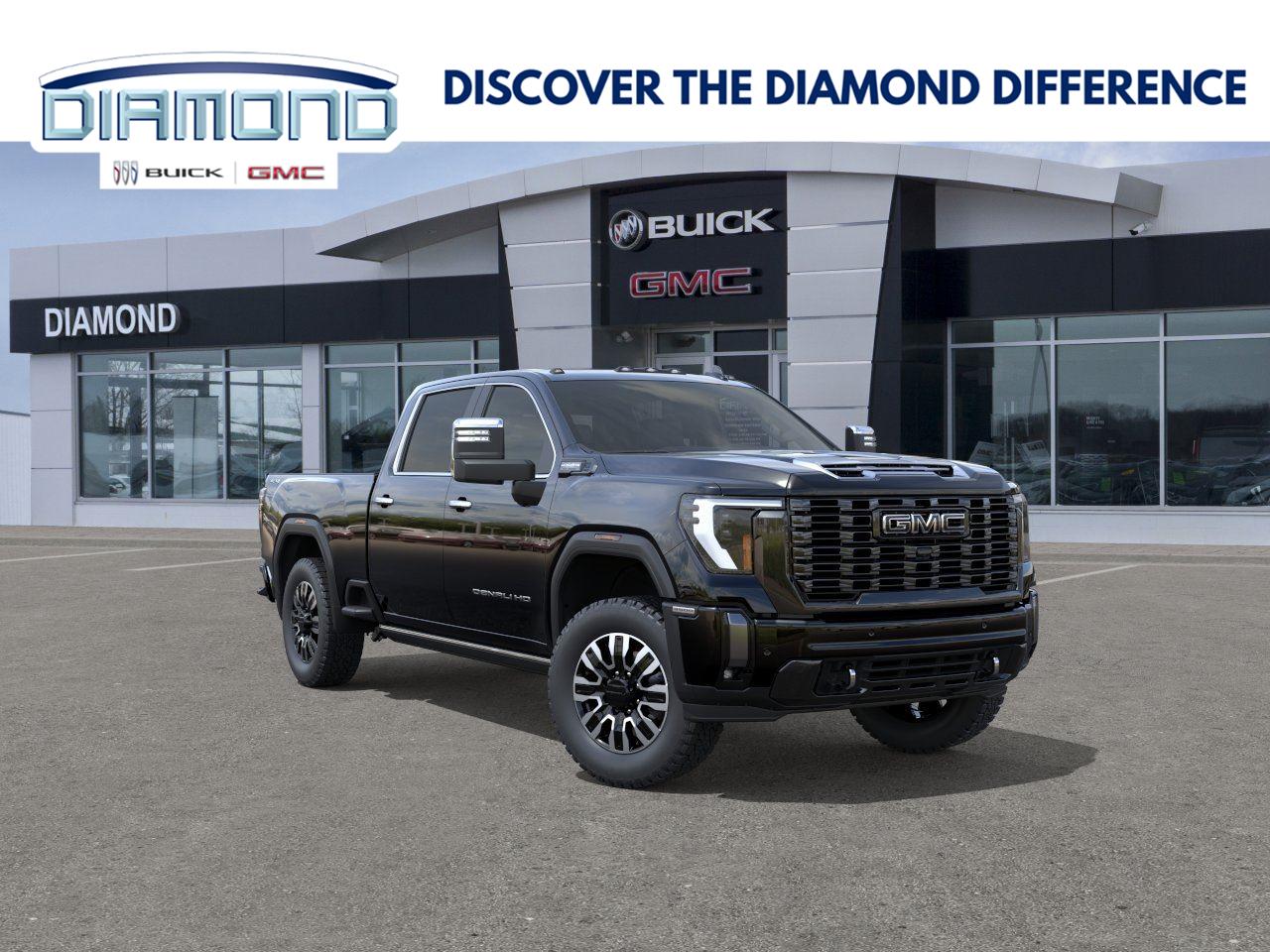 Onyx Black 2026 GMC Sierra 3500HD Pickup Truck Four-Wheel Drive Automatic