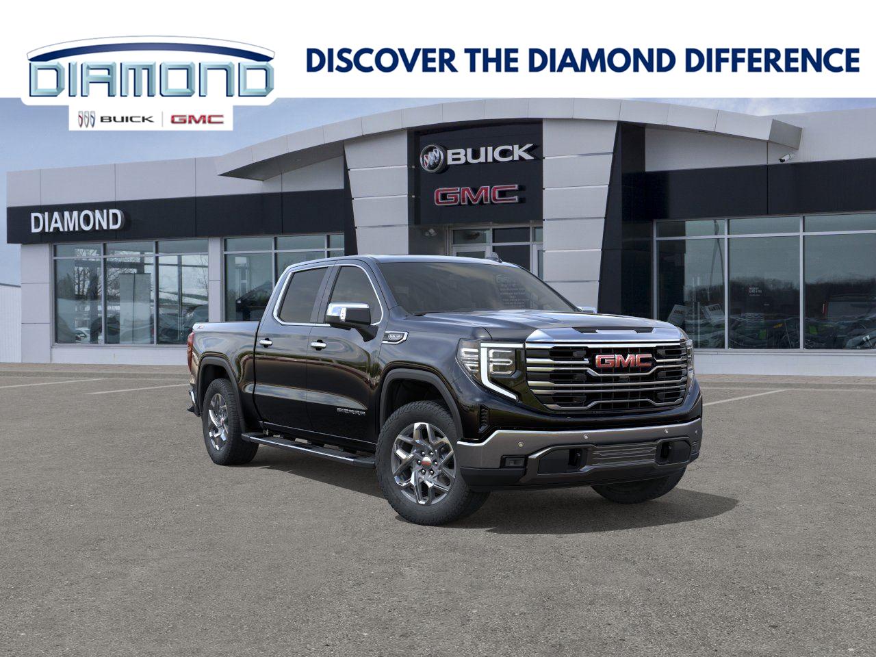 Onyx Black 2026 GMC Sierra 1500 Pickup Truck Four-Wheel Drive Automatic