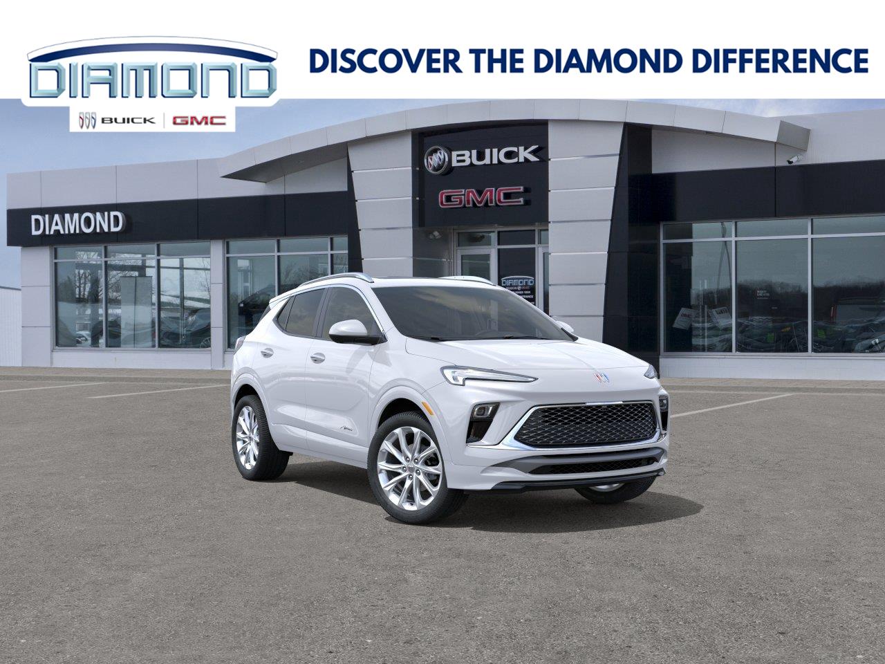 White Frost Tricoat 2026 Buick Encore GX SUV / Crossover All-Wheel Drive 9-Speed Automatic