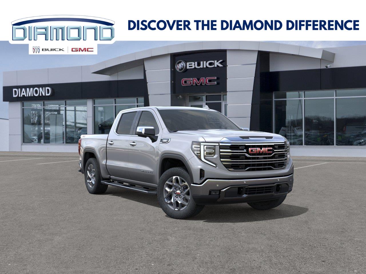 Sterling Metallic 2026 GMC Sierra 1500 Pickup Truck Four-Wheel Drive Automatic